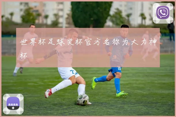 世界杯足球奖杯官方名称为大力神杯
