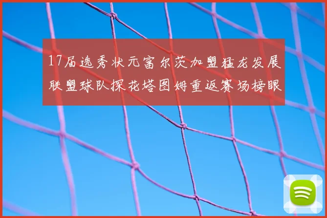 17届选秀状元富尔茨加盟猛龙发展联盟球队探花塔图姆重返赛场榜眼球员无球可打