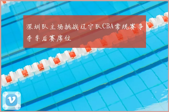 深圳队主场挑战辽宁队CBA常规赛争夺季后赛席位
